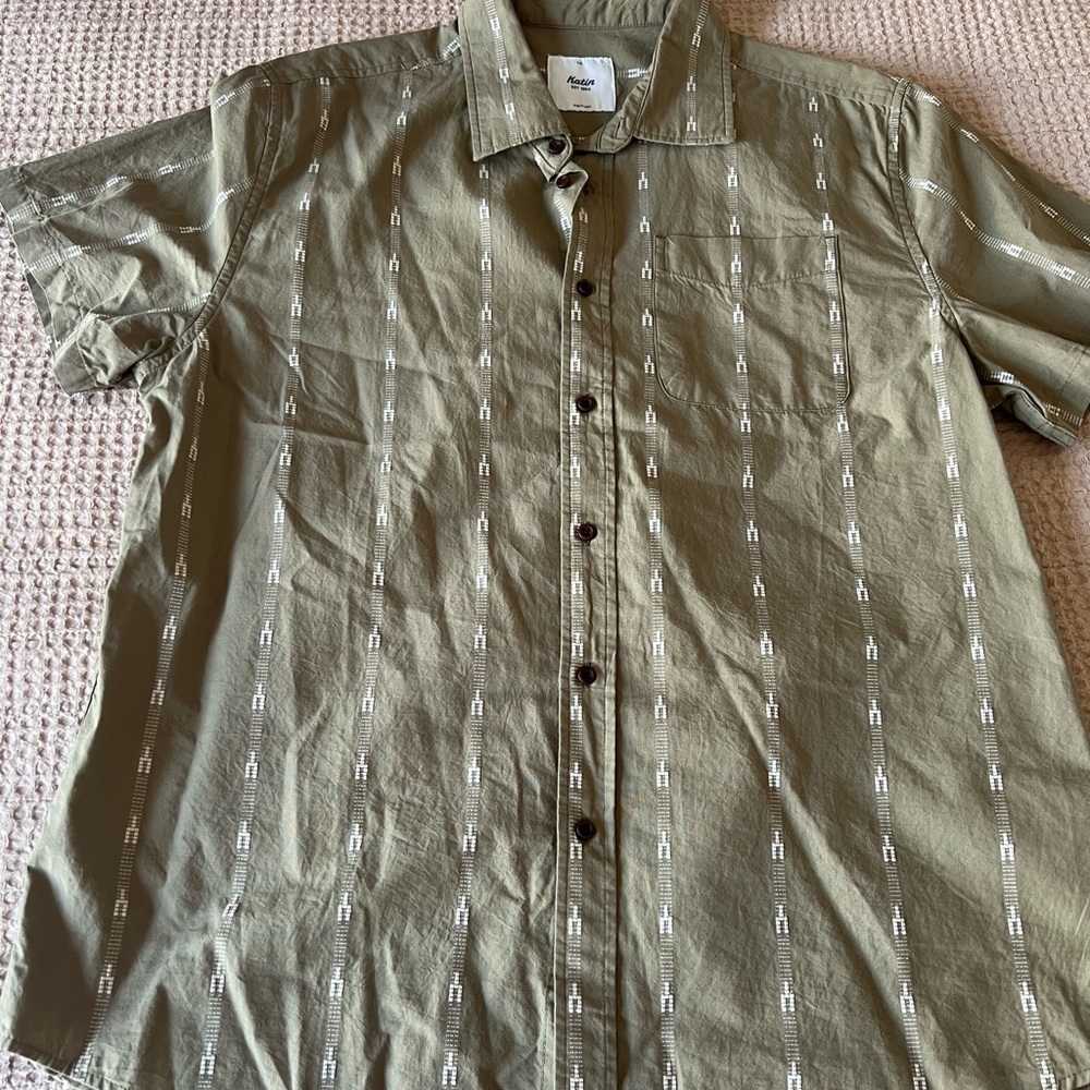 Katin Green Casual Button Down Shirt